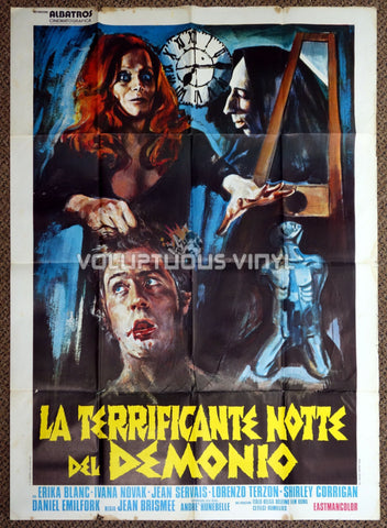 The Devil's Nightmare (1971) - Italian 2F - Erika Blanc Holding Severed Head