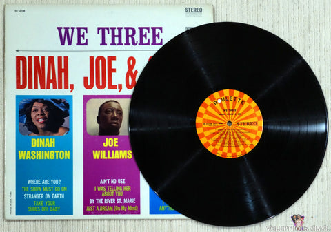 Sarah Vaughan, Dinah Washington, & Joe Williams ‎– We Three vinyl record