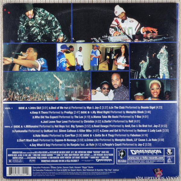 DJ Clue ‎– Presents: Backstage Mixtape (Music Inspired By The Film) (2000)  2xLP