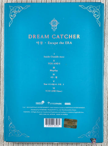 Dreamcatcher – Nightmare · Escape The Era CD back cover