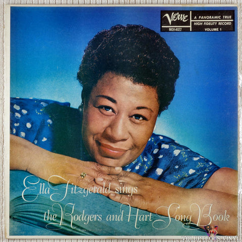 Ella Fitzgerald ‎– Sings The Rodgers And Hart Song Book, Volume 1 vinyl record front cover