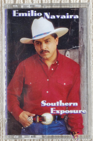 Emilio Navaira ‎– Southern Exposure cassette tape front cover