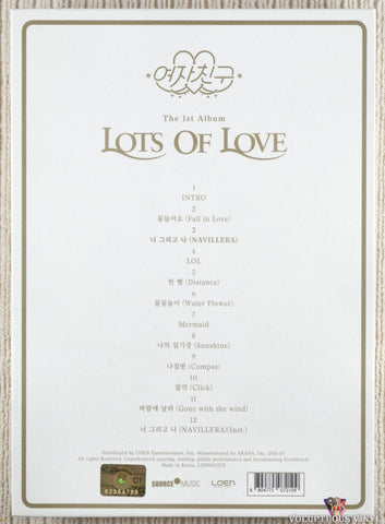 GFriend – LOL CD back cover