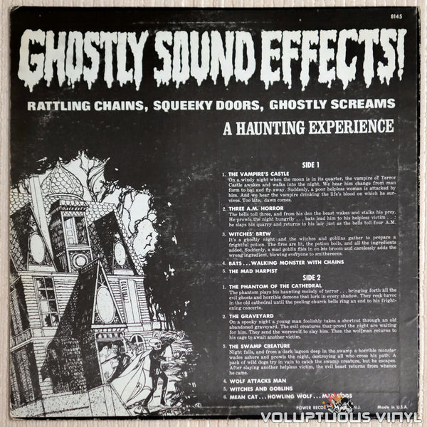 Ghostly Sounds Effects Lp Power Records 8145
