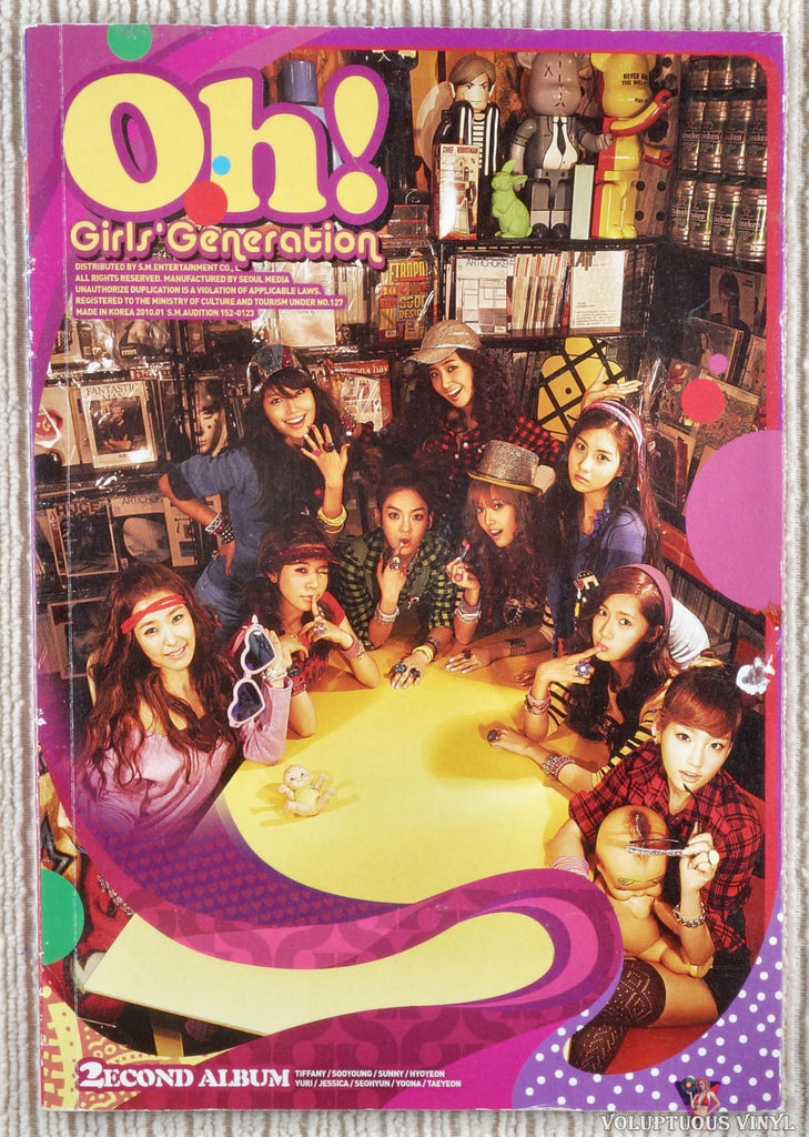Girls' Generation – Oh! CD front cover