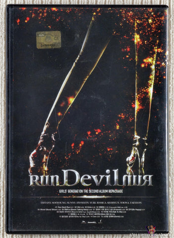 Girls' Generation – Run Devil Run CD back cover