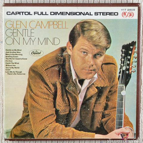 Glen Campbell – Gentle On My Mind reel-to-reel front cover