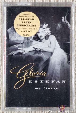 Gloria Estefan ‎– Mi Tierra cassette tape front cover