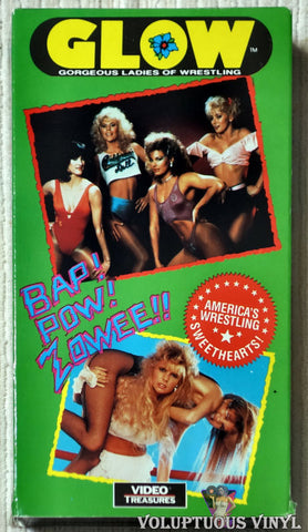 GLOW Gorgeous Ladies of Wrestling VHS tape front cover
