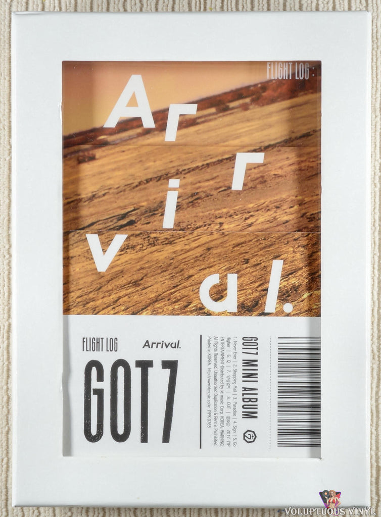 GOT7 – Flight Log: Arrival CD front cover