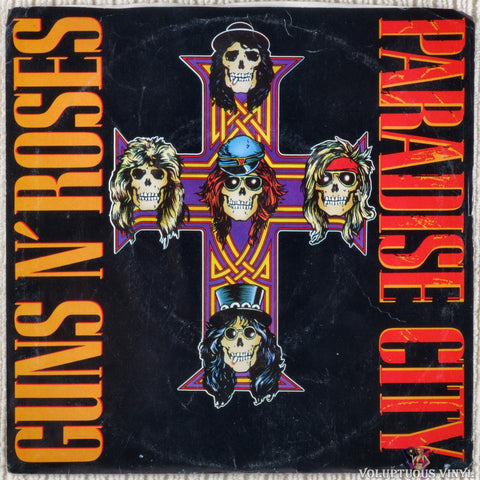 Guns N' Roses ‎– Paradise City vinyl record front cover