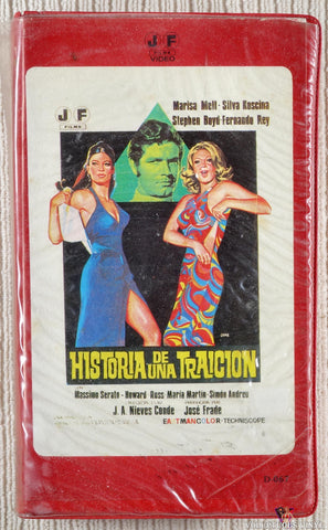 Historia de una traición VHS tape front cover