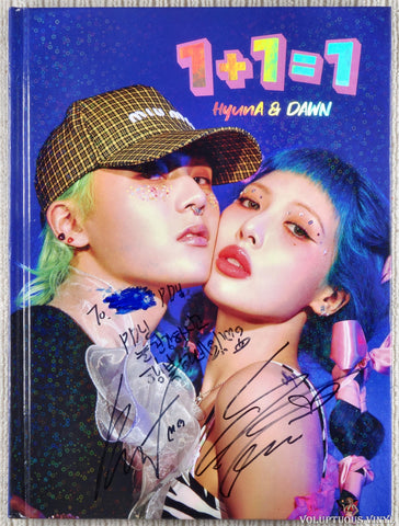 HyunA & Dawn – 1+1=1 (2021) Autographed, Promo, Korean Press