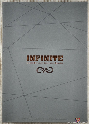 Infinite ‎– Infinite IDEA DVD photobook back cover
