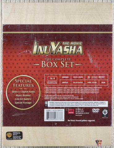 Inuyasha The Movie: The Complete Box Set DVD back cover