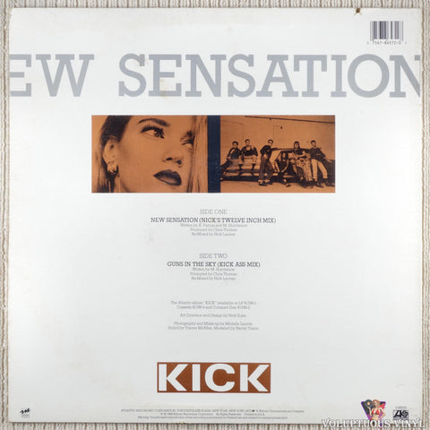 INXS – New Sensation (Nick Twelve Inch Mix) vinyl record back cover
