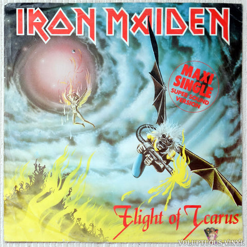 Iron Maiden – Flight Of Icarus (1983) 12" Single, German Press