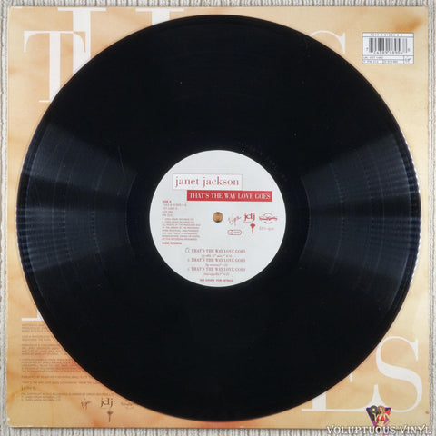 Janet Jackson – That's The Way Love Goes vinyl record