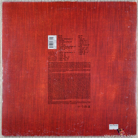 Janet Jackson – The Velvet Rope vinyl record back cover