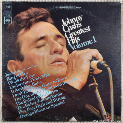 Johnny Cash ‎– Greatest Hits Volume 1 (1967 & 1970's) Stereo