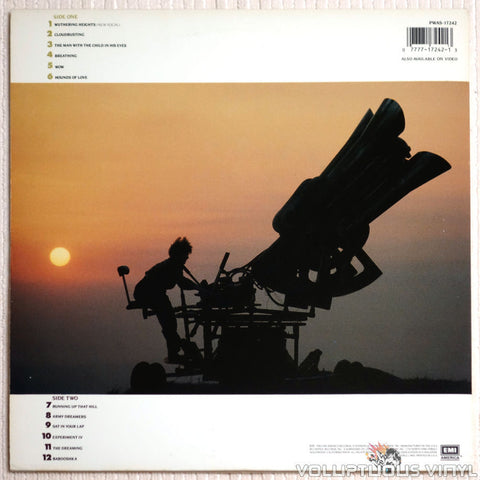 Kate Bush ‎– The Whole Story - Vinyl Record - Back Cover