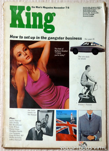 King - November 1966 - Barbara Bouchet Front Cover
