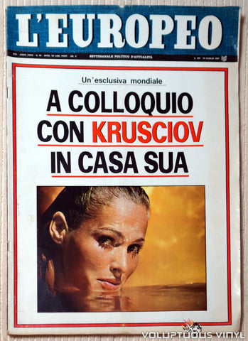 L'Europeo - July 13, 1967 - Ursula Andress Cover