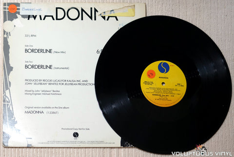 Madonna ‎– Borderline - Vinyl Record