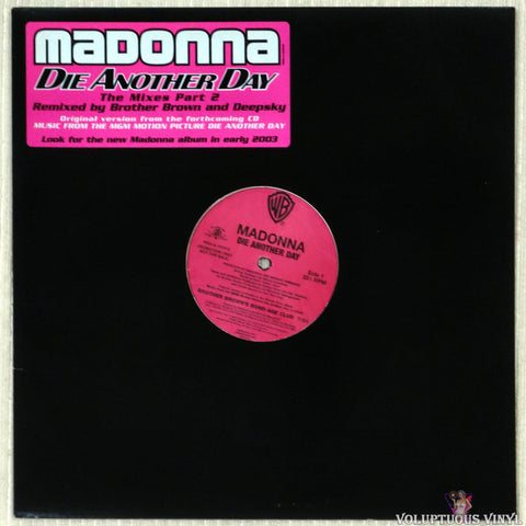 Madonna – Die Another Day (The Mixes Part 2) (2002) 12" Single, Promo