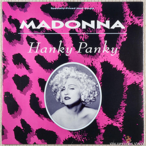 Madonna ‎– Hanky Panky vinyl record front cover