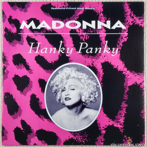 Madonna – Hanky Panky vinyl record front cover