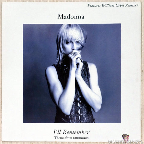 Madonna – I'll Remember (Theme From 'With Honors') (1994) 12" Single, European Press