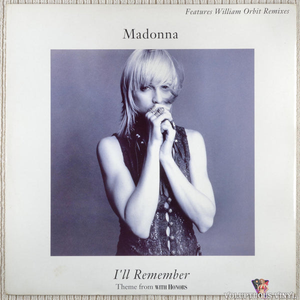 Madonna ‎– I'll Remember (Theme From With Honors) (1994) Vinyl, 12, Single  – Voluptuous Vinyl Records