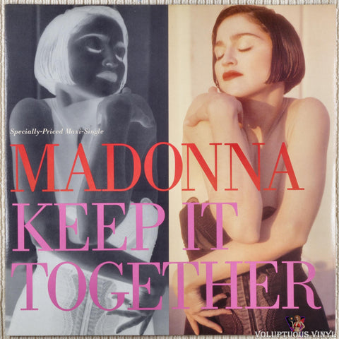 Madonna ‎– Keep It Together vinyl record front cover