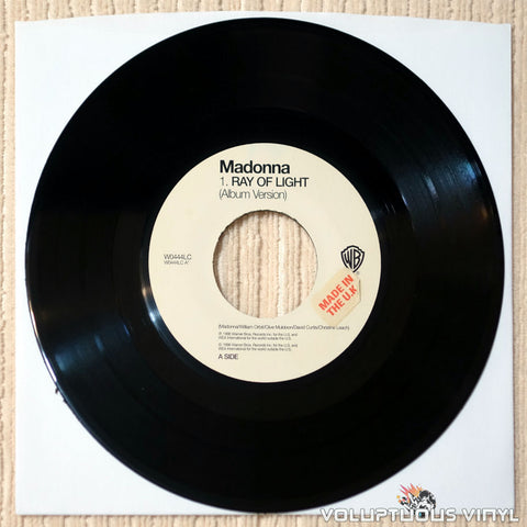 Madonna ‎– Ray Of Light vinyl record single