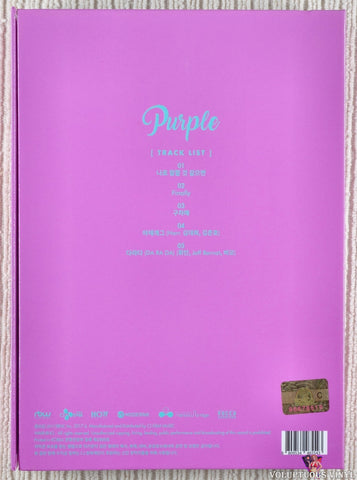 Mamamoo – Purple CD back cover