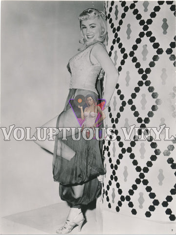 Mamie Van Doren German Press Photo - Harem Slave Girl In Yankee Pasha