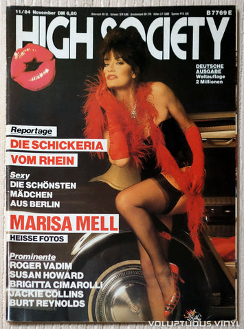 Marisa Mell - High Society Magazine - Front Cover