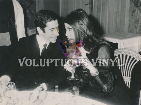 Marisa Mell & Pier Luigi Torri Having Drinks At Cannes Film Festival