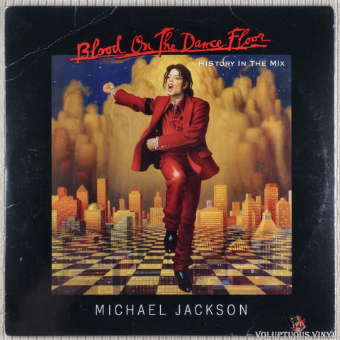 Michael Jackson ‎– Blood On The Dance Floor / History In The Mix vinyl record front cover