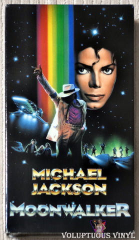 Michael Jackson Moonwalker VHS tape front cover