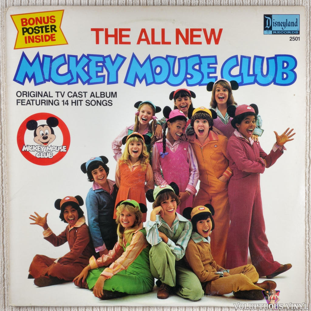 Mickey Mouse Club – The All New Mickey Mouse Club vinyl record front cover