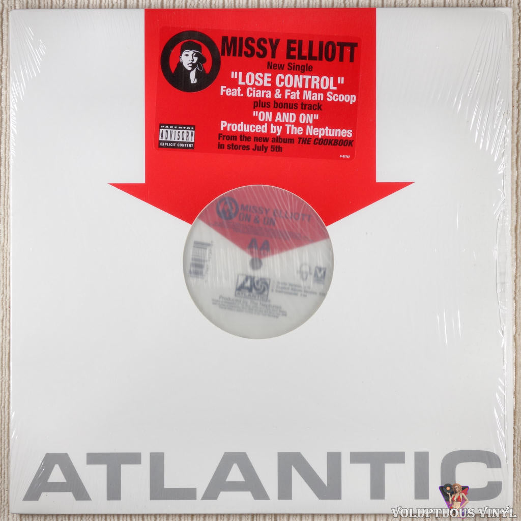 Missy Elliott Featuring Ciara & Fat Man Scoop – Lose Control / On & On vinyl record front cover
