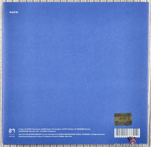 Onew – Voice CD back cover
