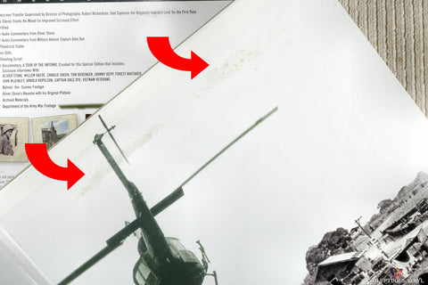 Platoon special edition laserdisc glue residue