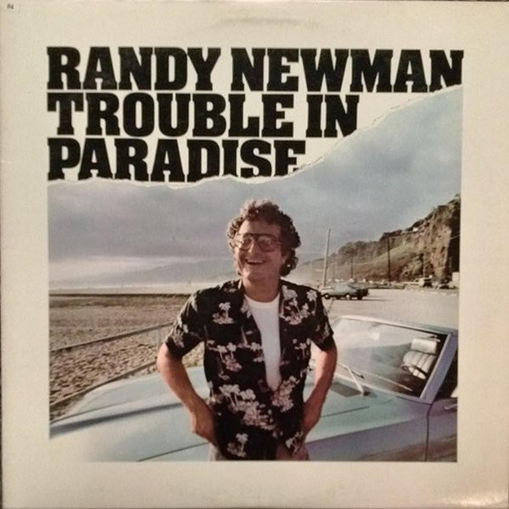 Randy Newman – Trouble In Paradise vinyl record front cover