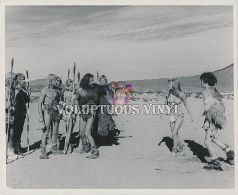 Raquel Welch & Prehistoric Hunters On Beach In One Million Years B.C. (1966)