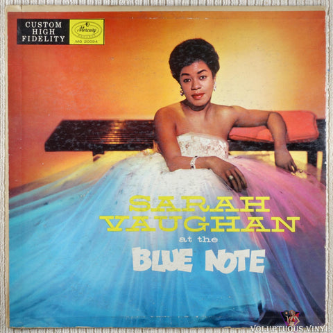 Sarah Vaughan – At The Blue Note vinyl record front cover