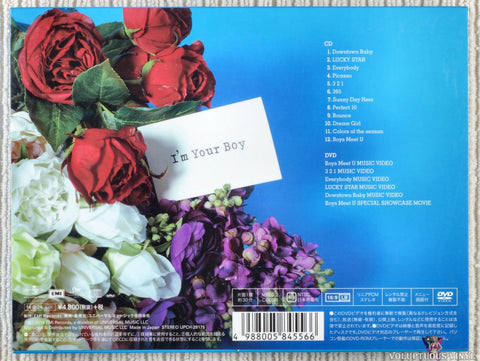 SHINee – I'm Your Boy CD back cover