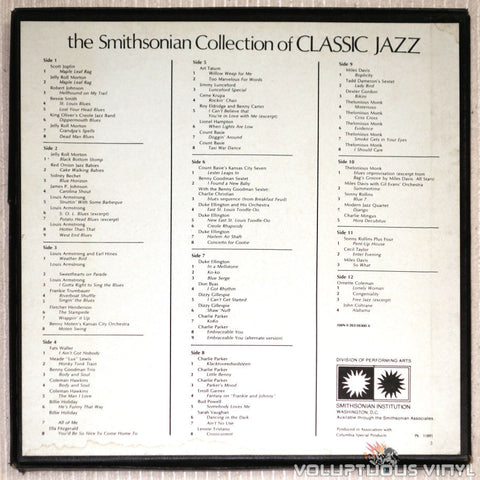 The Smithsonian Collection Of Classic Jazz - Vinyl Record - Back Cover